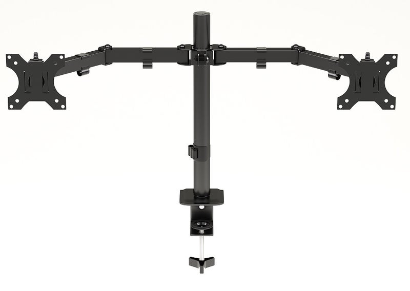 Base Double-Arm Monitor Bracket Computer Monitor Bracket Retractable Rotatable Clamp Type - Image 1